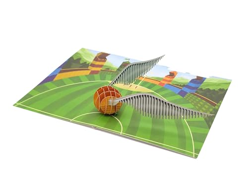The Golden Snitch 3D Pop Up Wizard Boy Fan Per Figlio, Figlia E Amici