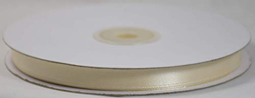 Nastro Avorio Doppio Raso H 10Mm 50Mt