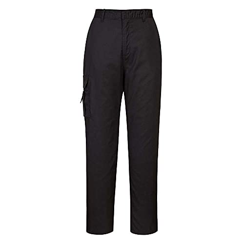 Portwest C099Bkrm Combat - Pantaloni Da Combattimento, Per Donna, Nero, M, 1 Pezzo