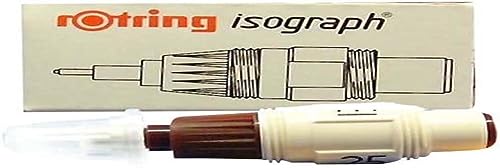 Rotring (S0218170 Isograph Pennino Di Ricambio Per Penna Tecnica 0,25 Mm