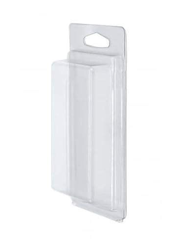 Doja Industrial | Scatole Blister Auto-Chiusura Piccole | 100 Pz | Interno 99X61X15 Mm | Esterno 137X75X25 | Scatole Trasparenti Pvc | Blister Traspar