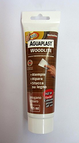Shabbychiccolors - Stucco Fibrato Aguaplst Woodlite Mogano Chiaro125 Ml