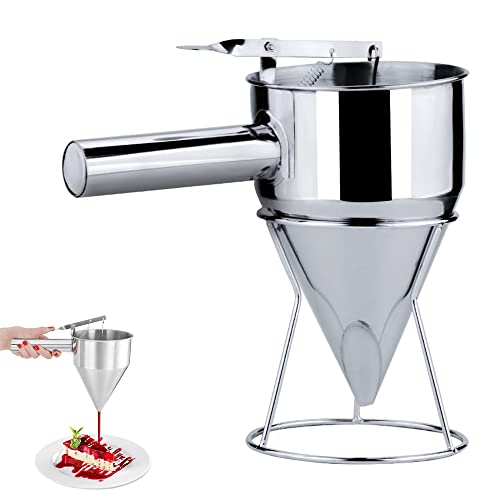 Imbuto A Pistone, Imbuto Dosatore In Acciaio Inox, Imbuto Per Dolci, Acciaio Inossidabile Pistone Imbuto Con Stendibiancheria Per Dolci Uso Della Pane