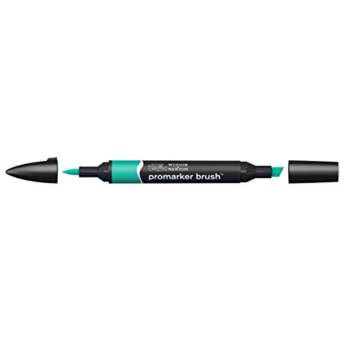 Winsor & Newton 0204377 - Penarello A Doppia Punta, Verde (Ocean Teal), Singolo, 1 Pezzo