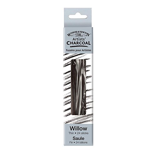 Winsor & Newton 24 Fusaggini Sottili, Grigio