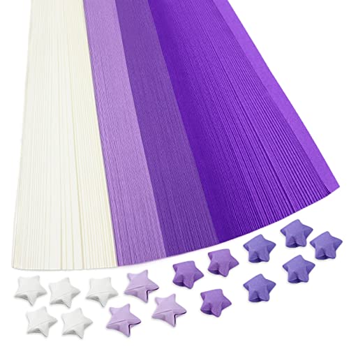 540 Fogli Di Carta Per Origami A Stella, 4 Colori Di Strisce Di Carta Lucky Star, Strisce Di Carta Origami Su Entrambi I Lati , Carta Pieghevole Per A