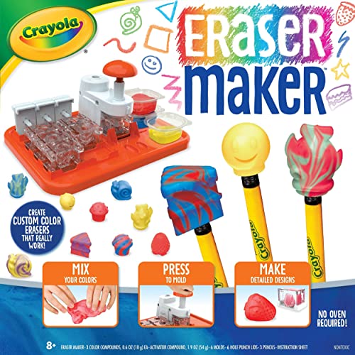 Crayola - Laboratorio Delle Gommine, Per Creare Gomme Personalizzate, Attività Creativa E Idea Regalo, Da 6 Anni, 74-7401