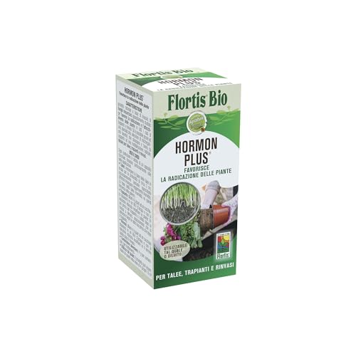Flortis, Radicante Hormon Plus, Concime Radicazione In Polvere Talea E Trapianti, Favorisce La Radicazione E L'Attecchimento Delle Piante, Formato Da 