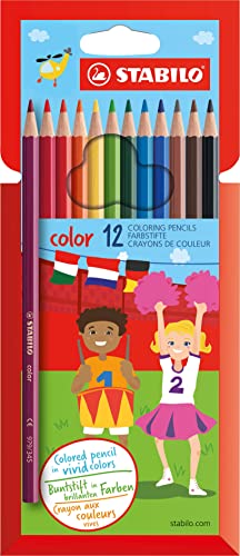 Matita Colorata - Stabilo Color - Astuccio Da 12 - Colori Assortiti