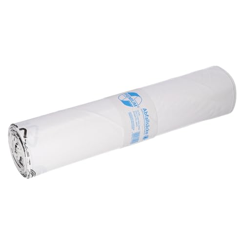 Deiss Premium - Sacchi Della Spazzatura, Bianco O Trasparente, Da 70 O 120 Litri, 120 Liter - Typ 60, Bianco, 1