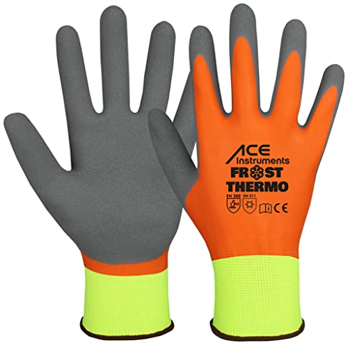 Guanti Lavoro Invernali Ace Frost Thermo En388/511/420 Termici, Antiscivolo, Impermeabili, Per Proteggere Dal Freddo E Condizioni Di Surgelamento - In