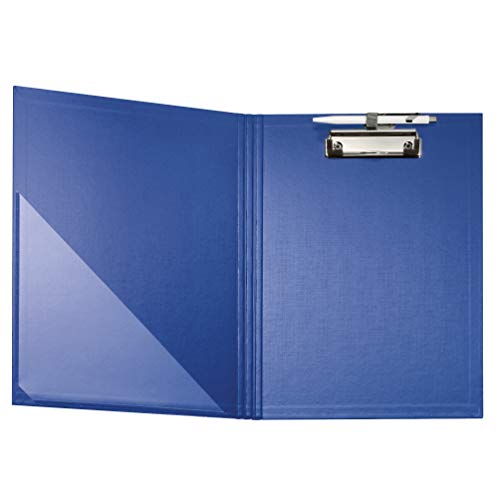 Falken Portablocco Per Din A4 Folienkaschiert Case In Vorderd Con Portapenne Blue