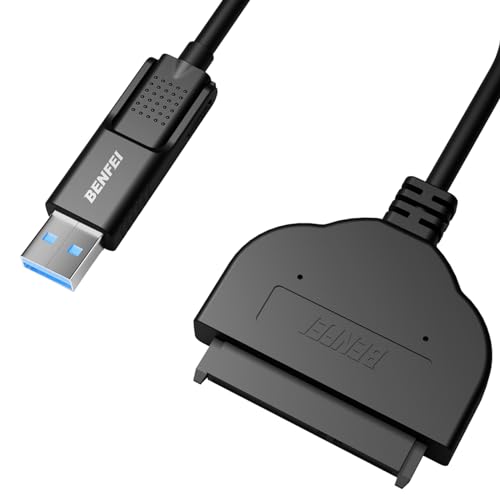 Benfei Cavo Sata A Usb, 2-In-1 Usb C/Usb 3.0 A Sata Iii Adattatore Compatibile Per 2,5" Hdd E Ssd