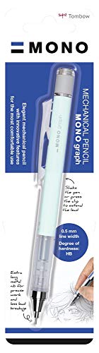 Tombow Sh-Mg64-Bs - Portamine Mono, Grafite, Confezione Blister, Verde Menta