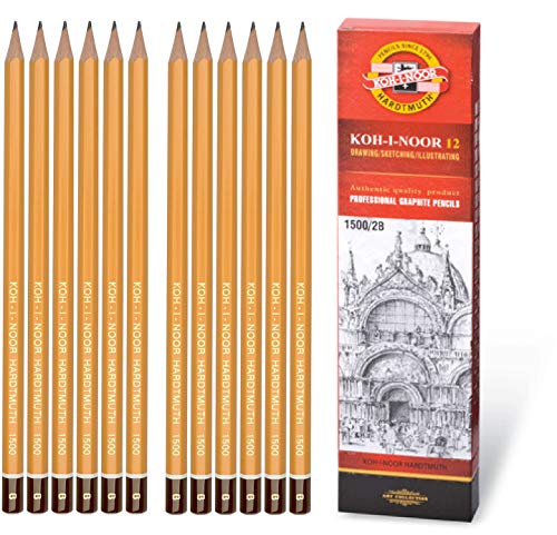 Koh-I-Noor 12 Matite Professionali In Grafite. 1500/2B