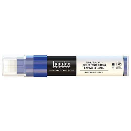 Liquitex 4610381 - Pennarello Acrilico, Blu (Imitazione Blu Cobalto.), 8 - 15 Mm
