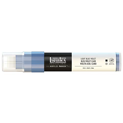 Liquitex 4610680 - Pennarello Acrilico, Blu (Luce Blu-Viola), 8 - 15 Mm
