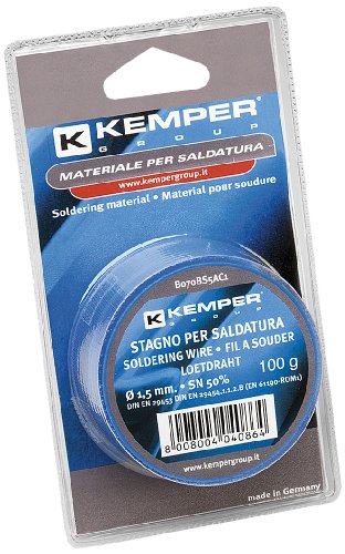 Kemper B070Bs5Ac1 Filo Salda Neutra, 50%, Blister, Diametro 1,5, 100 G