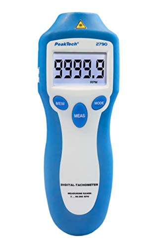 Peaktech P 2790 - Contagiri Laser 2-100.000 Rpm, Senza Contatto