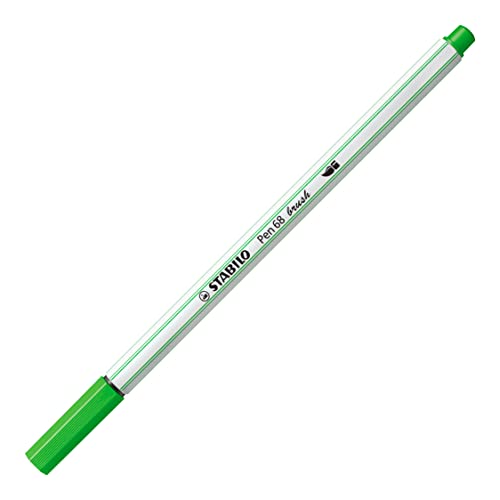 Stabilo Pen 68 Brush Rotulador Medio Verde Claro 1 Pieza(S)