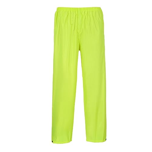 Portwest Pantaloni Impermeabili Classic, Colore: Giallo, Taglia: Xl, S441Yerxl