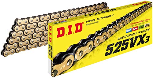 Did (525Vx3G124Zb) Catena Ad Anello Ad Alte Prestazioni Serie Vx A 124 Maglie Oro Con Collegamento