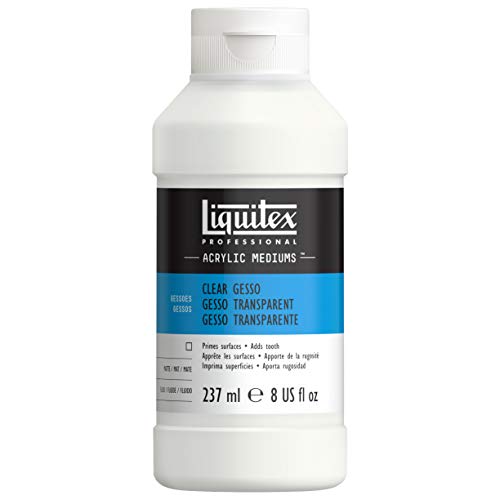 Liquitex Professional - Gesso Trasparente, Per Preparazione Superfici Per La Pittura, Medium, 237 Ml