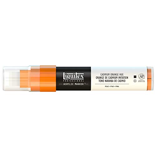 Liquitex 4610720 - Pennarello Acrilico, Arancia (Cadmio - Orange Imit. No. 4), 8 - 15 Mm