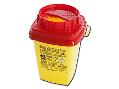 Gima 25783 Contenitore Rifiuti Taglienti Linea Cs, 3 Litri, 50 Pezzi