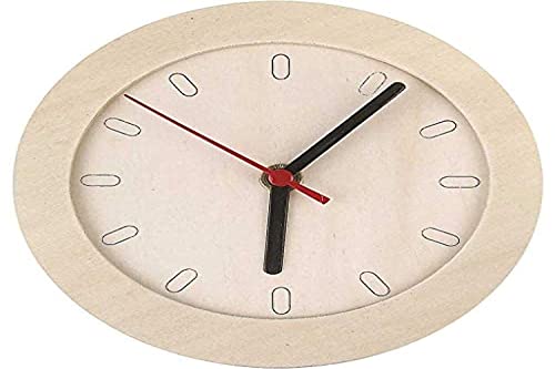 544260 Create Craft - Orologio Con Cornice In Legno -15 Cm -Compensato -1 Pz