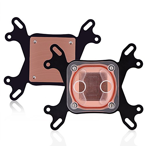 Radiatore Di Raffreddamento Cpu Universale Per Intel 775/1150/1155,1366 Amd Am2/Am3/Am3 +, Blocco Acqua Cpu Blocco Acqua Cpu Filettatura G1/4, Base Ra