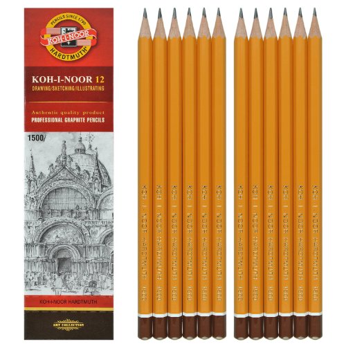 Koh-I-Noor H1500 Hb - Matite Di Grafite , Confezione Da 12
