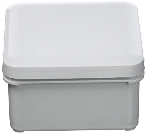 Legrand Leg92011 - Scatola Quadrata, Impermeabile Con Attacchi Ip55/Ik07 650°C, 80 X 80 X 45 Mm, Linea Plexo, Colore: Grigio