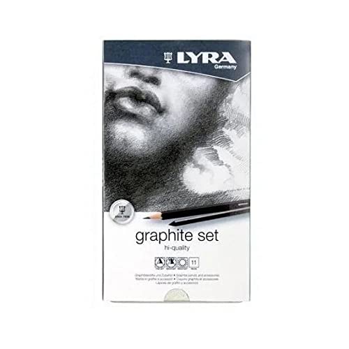 Lyra Rembrandt - Confezione In Metallo 7 Matite In Grafite Assortite