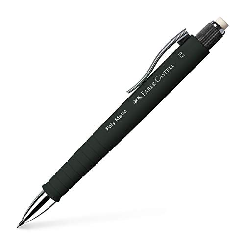 Faber Castell 133353 - Matita Meccanica Poly Matic, 0,7 Mm, Nera, 1 Pezzo