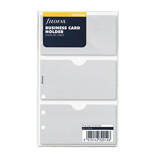 Filofax Porta Biglietti Da Visita Personali A Doppia Faccia