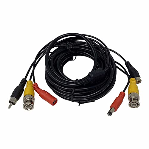 Vetrineinrete® Cavo Bnc Per Telecamere 5 Metri Videosorveglianza Collegamento Audio E Video Connettore Rca Maschio Femmina