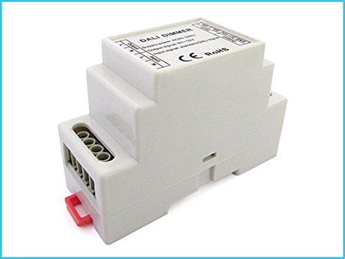 Dali Led Dimmer Centralina Convertitore Segnale Da Dali A 0/1-10V Per Luci Led Attacco Guida Din Rotaia Dl108