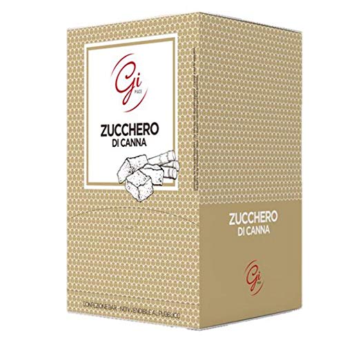 1Kg Zucchero Di Canna In Bustine Monoporzione Da 5Gr Cad. (200 Bustine) Viander