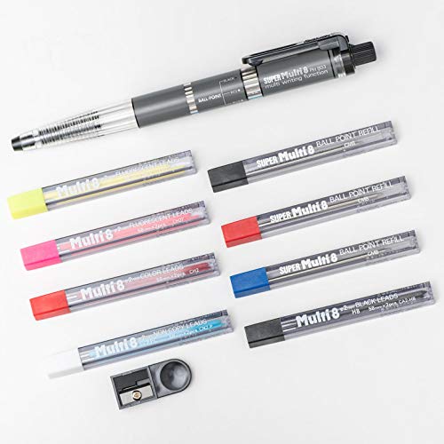 Pentel Ph803St Super Multi Di 8 - Set Di Matite Meccaniche Automatiche
