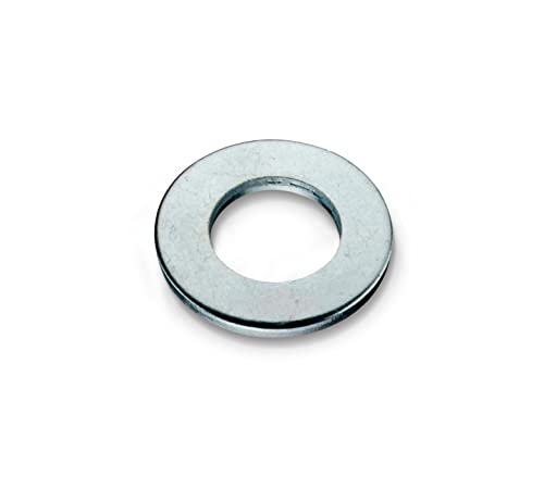 Doja Barcelona | Rondella Piatta | M8 | Acciaio Zincato | Confezione 100 | Rondelle Per Viti, Rondelle Per Cerniere Delle Porte | Ampio Utilizzo: Edil