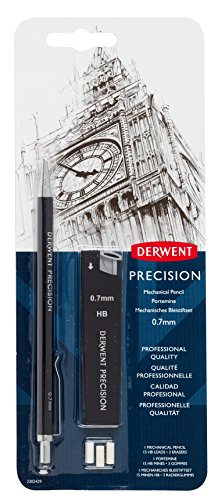 Derwent Derwent Matita Meccanica Di Precisione + 15 Mine Hb 0,7 - 2302429