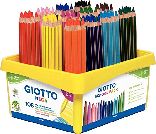 Pastelloni Mega Giotto - 108 Colori