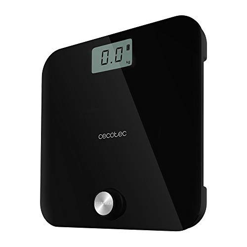 Cecotec Surface Precision Ecopower 10000 Bilancia Da Bagno Sana Con Pulsante, Superficie In Vetro Temperato Ad Alta Sicurezza, Sensori Di Precisione,