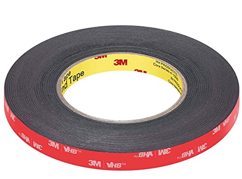3M Vhb 5952 - Nastro Biadesivo Universale Extraforte In Schiuma Acrilica, Resistenza All'Acqua E Alle Alte Temperature, Per Auto, Casa E Ufficio (12 M