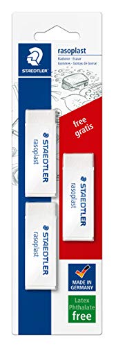 Staedtler 526B20Bk3P Gomma, 3 Pezzi