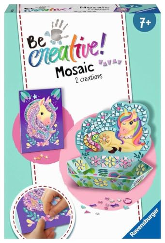 Ravensburger - Mosaico Licorna Da Dipingere Creative, 4005556182381