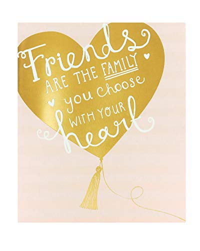 Biglietto Di Compleanno Per Amico – Biglietto Di Compleanno Per Lei – Bel Design A Cuore Dorato