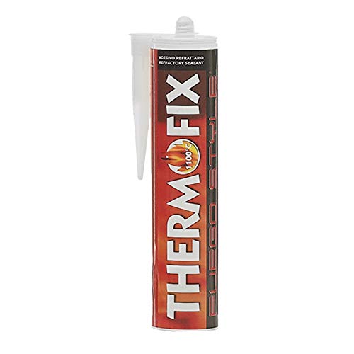 Easyricambi Thermofix Adesivo Refrattario Alte Temperature 1100°C Cartuccia Gr.500