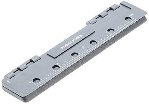 Filofax - Perforatrice Per Ordinare Organizer Tascabile, Foro Punzonatrice Portatile (210118)